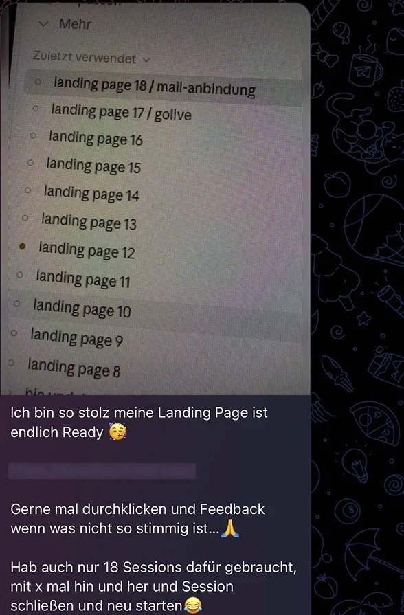 Stimme einer Teilnehmerin